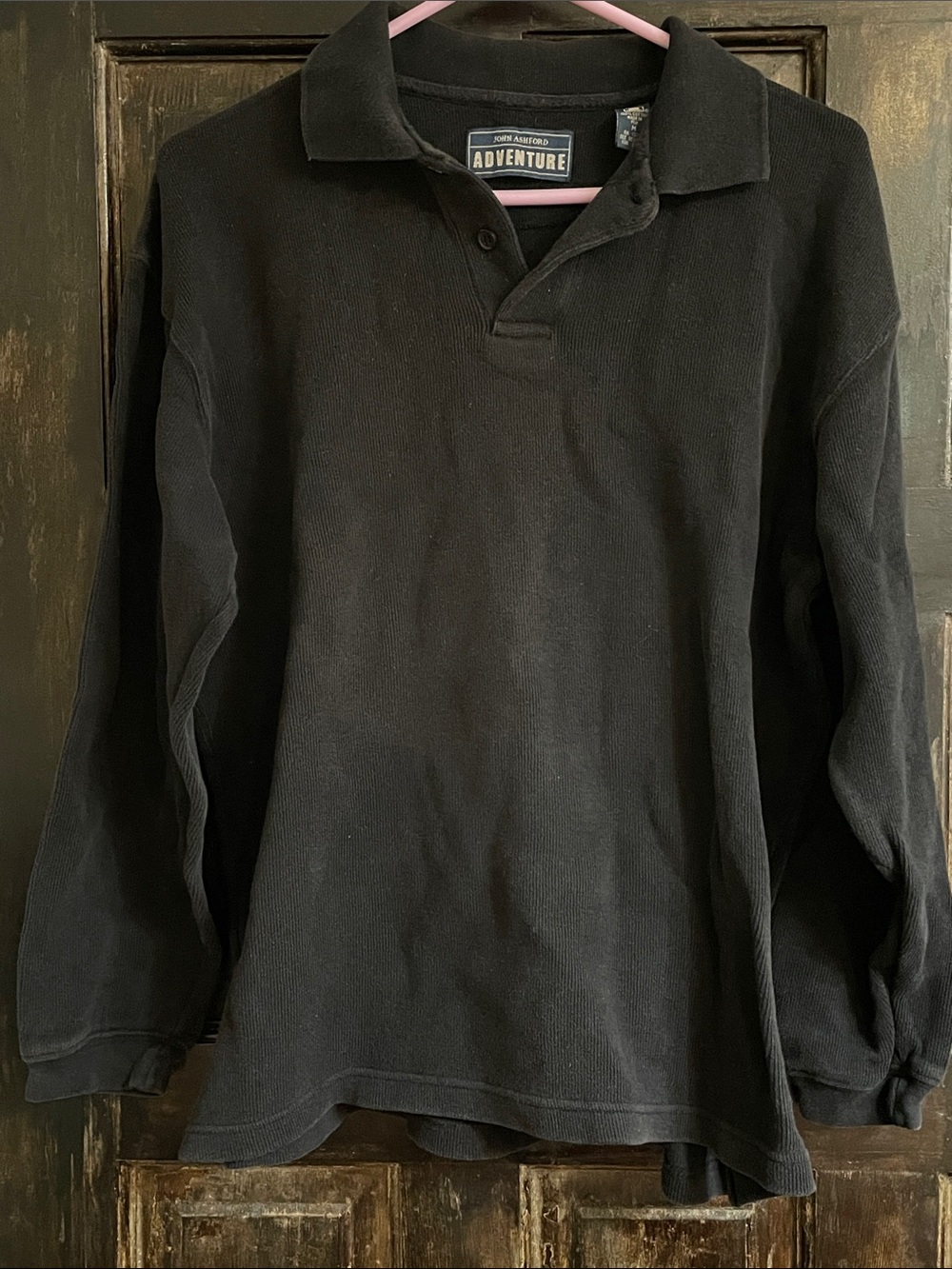 Cotton Polo-Style Pullover